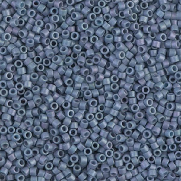 Delica - 11/0 - Matte Metallic Light Grey Blue