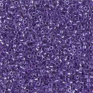 Delica - 11/0 - Purple Sparkle Crystal Lined