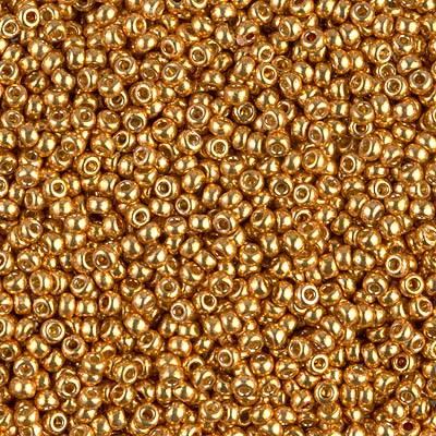 Rocaille - 11/0 - Duracoat Galvanized Yellow Gold